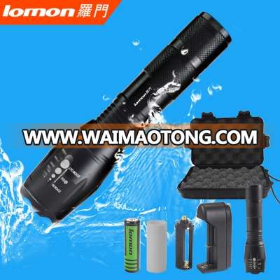 50000 Lumen XM-L T6 Waterproof Geepas Rechargeable Japan 18650 Tactical Led Flashlight with USB